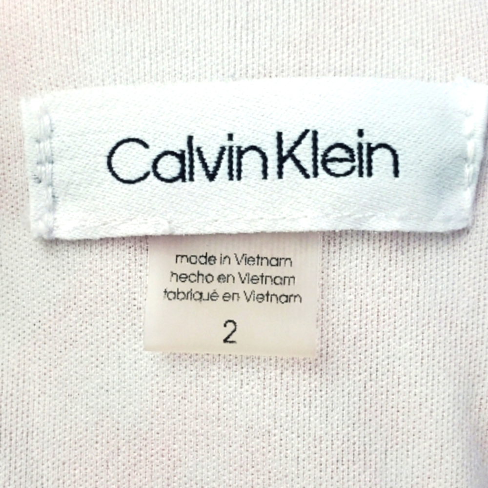 CALVIN KLEIN Paisley Pink Flowy Dress | Size 2 - Picture 8 of 10